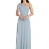 After Six 1561 Bow One Shoulder Bridesmaid Dress 1 After Six 1561 Bow One Shoulder Bridesmaid Dress -Outlet Prom Dresses Store 1561 After Six Bridesmaid Dress S22 529x705