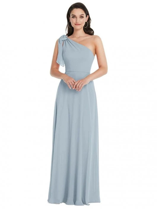 After Six 1561 Bow One Shoulder Bridesmaid Dress 3 After Six 1561 Bow One Shoulder Bridesmaid Dress