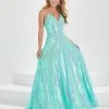 Christina Wu Prom Tiffany Designs 16002 Iridescent Sequin Prom Dress