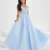 Christina Wu Prom Tiffany Designs 16031 Floral 3D Lace Prom Dress -Outlet Prom Dresses Store 16031 Tiffany Designs Prom Dress S23 529x705