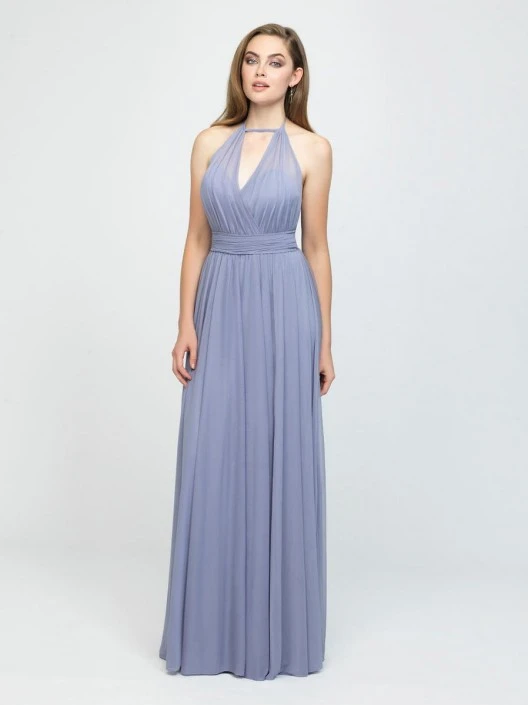 Allure Bridals Size 14 Wisteria Allure 1616 Tie Back Halter Bridesmaid Dress 3 Allure Bridals Size 14 Wisteria Allure 1616 Tie Back Halter Bridesmaid Dress