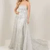 Tiffany Designs Tiffany 16339 Metallic Prom Dress With Detachable Overskirt 1 Tiffany Designs Tiffany 16339 Metallic Prom Dress With Detachable Overskirt -Outlet Prom Dresses Store 16339 Tiffany Designs Prom Dress S19 470x705