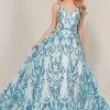 Tiffany Designs 16369 Floral Sequin Lace Prom Dress 2 Tiffany Designs 16369 Floral Sequin Lace Prom Dress -Outlet Prom Dresses Store 16369 Tiffany Designs Prom Dress S19 454x705