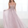 Tiffany Designs 16407 Sheer Beaded Prom Dress -Outlet Prom Dresses Store 16407 Tiffany Designs Prom Dress S20 529x705