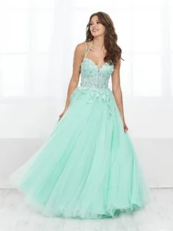 Tiffany Designs 16417 Floral 3D Lace Prom Dress