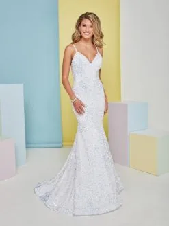 Tiffany Designs 16461 Sequins On Velvet Gown