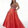 Christina Wu Prom Christina Wu Plus 16961 Beaded A-Line Pocket Gown -Outlet Prom Dresses Store 16961 Christina Wu Plus Prom Dress S22 530x705