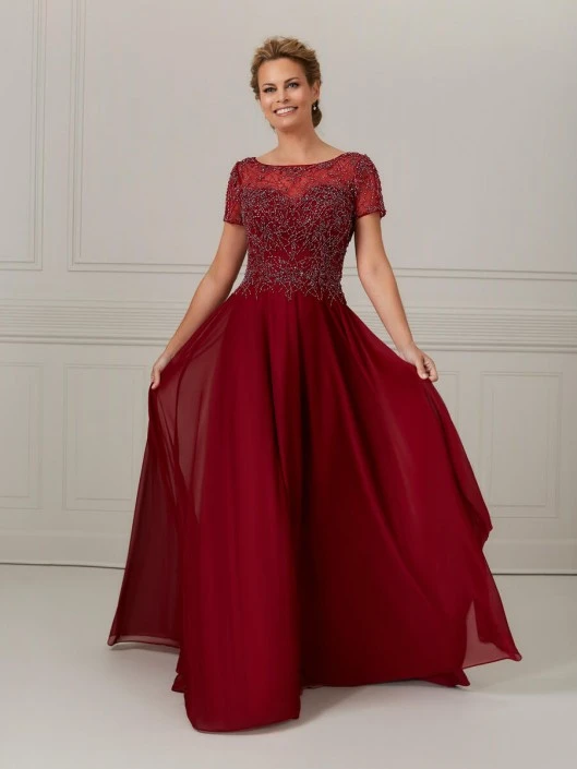 Christina Wu Elegance 17053 Sheer Beaded Mothers Gown 3 Christina Wu Elegance 17053 Sheer Beaded Mothers Gown