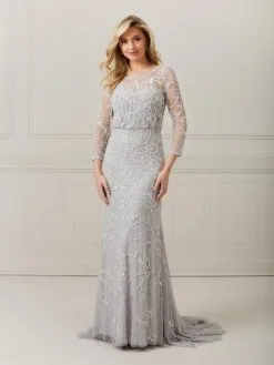 Christina Wu Elegance 17056 Beaded Illusion Gown