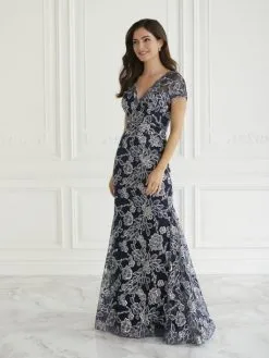 Christina Wu Elegance 17072 Sparkling Floral Gown