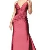 Bill Levkoff 1807 Pleated Stretch Bridesmaid Dress