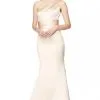 Bill Levkoff 1809 One Shoulder Bridesmaid Dress With Tails -Outlet Prom Dresses Store 1809 Bill Levkoff Bridesmaid Dress S21 470x705