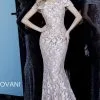 Jovani MOB Jovani 1814 Off Shoulder Lace Evening Dress -Outlet Prom Dresses Store 1814 Jovani Evening Dress F19 470x705