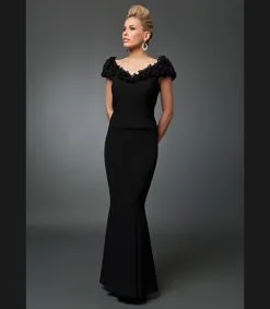 Alexander By Daymor Size 20 Soft Blue Daymor Couture 2003 Ruffle Off The Shoulder Gown