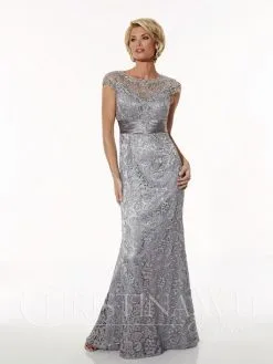 Christina Wu Elegance 20176 Sequin Lace Mothers Gown