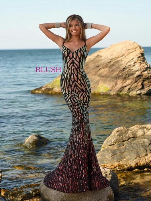 Blush By Alexia Blush 20521 Sequin Laceup Back Prom Dress 3 Blush By Alexia Blush 20521 Sequin Laceup Back Prom Dress