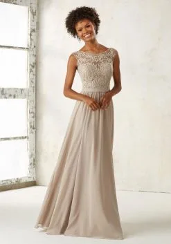 Morilee Madeline Gardner Morilee 21522 Ornate Embroidered Bridesmaid Dress