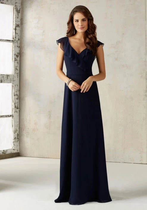 Morilee Madeline Gardner Morilee 21527 Ruffle Cap Sleeve Bridesmaid Dress 3 Morilee Madeline Gardner Morilee 21527 Ruffle Cap Sleeve Bridesmaid Dress