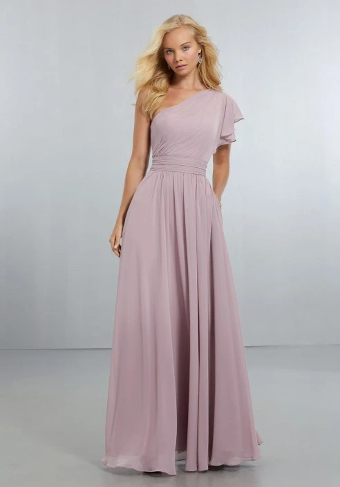 Morilee Madeline Gardner Morilee 21554 One Shoulder Flounce Bridesmaid Dress 3 Morilee Madeline Gardner Morilee 21554 One Shoulder Flounce Bridesmaid Dress