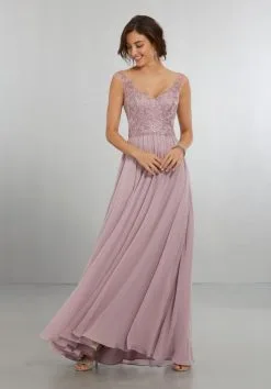 Morilee Madeline Gardner Morilee 21558 Beaded Embroidered Bridesmaid Dress