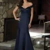 Morilee Madeline Gardner Morilee 21583 Off Shoulder Satin Bridesmaid Dress 1 Morilee Madeline Gardner Morilee 21583 Off Shoulder Satin Bridesmaid Dress -Outlet Prom Dresses Store 21583 Morilee Bridesmaid Dress F18 492x705