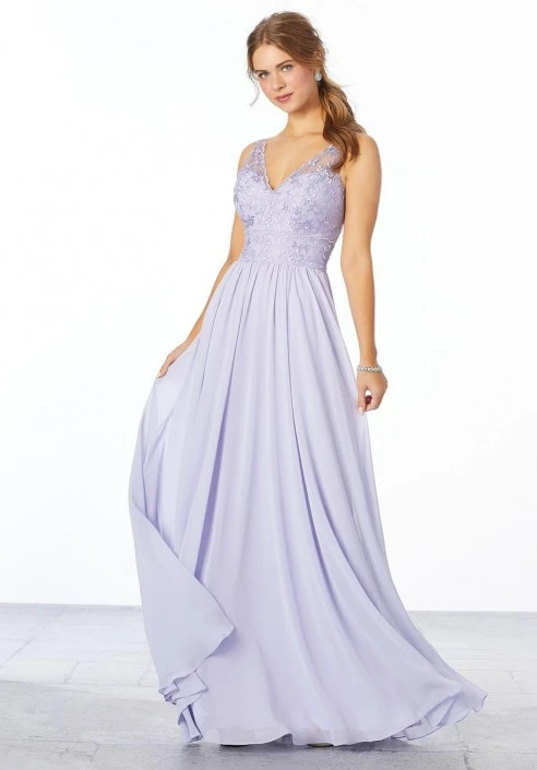 Morilee Madeline Gardner Morilee 21656 Embroidered Sheer Bridesmaid Dress 3 Morilee Madeline Gardner Morilee 21656 Embroidered Sheer Bridesmaid Dress