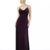 Morilee Madeline Gardner Morilee 21685 Draped Neck Stretch Velvet Bridesmaid Dress