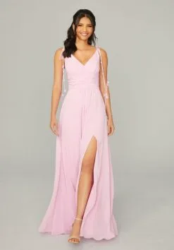 Morilee Madeline Gardner Morilee 21759 Tassel Strap Bridesmaid Dress