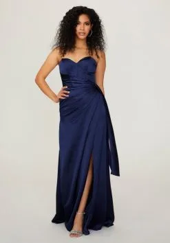 Morilee Madeline Gardner Morilee 21791 Glamorous Silky Satin Bridesmaid Dress