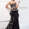 Ivonne D For Mon Cheri Ivonne D 218D32 Gown With Peplum And Cascade