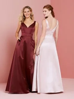 Christina Wu Celebration 22023 Satin Gown With Pockets