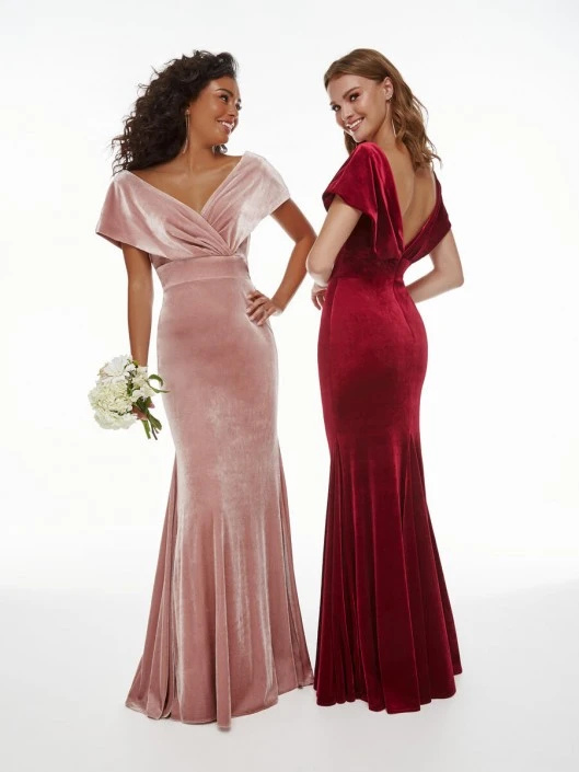 Christina Wu Celebration Christina Wu 22036 Off Shoulder Velvet Bridesmaid Dress 3 Christina Wu Celebration Christina Wu 22036 Off Shoulder Velvet Bridesmaid Dress