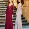 Christina Wu Celebration Christina Wu 22064 Lace Long Sleeve Bridesmaid Dress