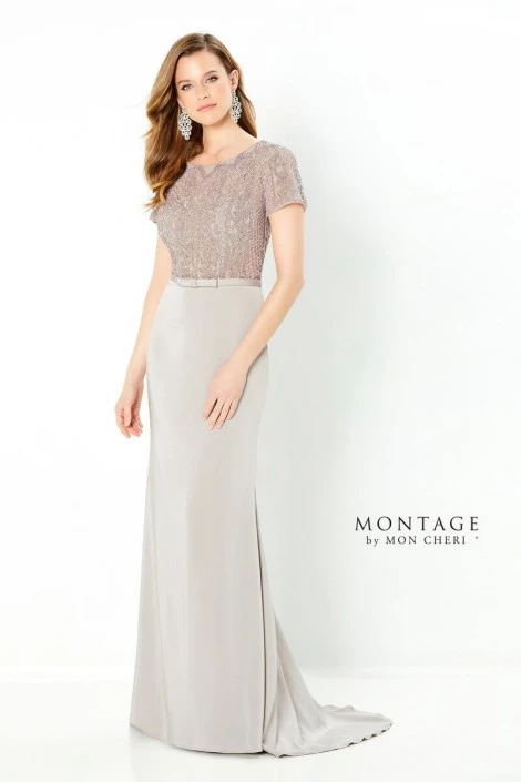 Montage By Mon Cheri Montage 220938 Amazing Short Sleeve Mothers Gown 3 Montage By Mon Cheri Montage 220938 Amazing Short Sleeve Mothers Gown