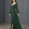Christina Wu Celebration 22124 Elegant Long Sleeve Gown -Outlet Prom Dresses Store 22124 Christina Wu Celebration Bridesmaid Dress F22 529x705