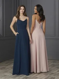 Christina Wu Celebration 22125 Cowl Neck Bridesmaid Dress