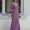 Christina Wu Celebration 22146 Flutter Sleeve Bridesmaid Dress -Outlet Prom Dresses Store 22146 Christina Wu Celebration Bridesmaid Dress S23 529x705