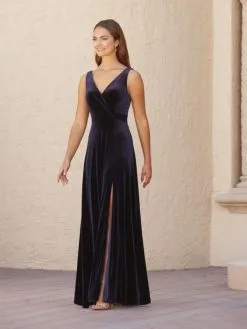 Christina Wu Celebration 22153 Velvet Bridesmaid Dress