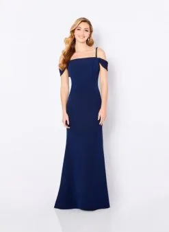 Cameron Blake By Mon Cheri Cameron Blake 221692 Cold Shoulder Gown