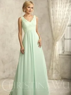 Christina Wu Celebration Christina Wu 22734 Lace And Chiffon Bridesmaid Dress