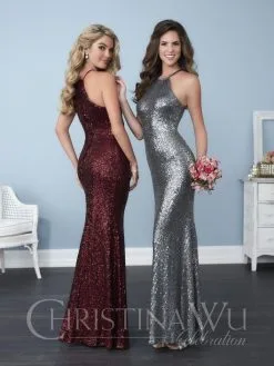 Christina Wu Celebration 22756 Sequin Bridesmaid Gown