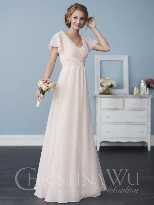 Christina Wu Celebration Christina Wu 22762 Butterfly Sleeve Bridesmaid Dress 3 Christina Wu Celebration Christina Wu 22762 Butterfly Sleeve Bridesmaid Dress
