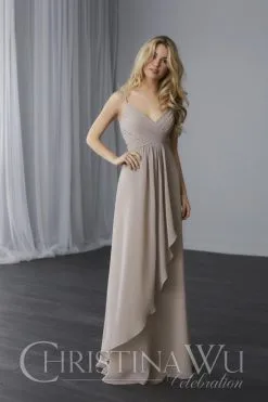 Christina Wu Celebration Christina Wu 22781 Flowing Cascade Bridesmaid Dress