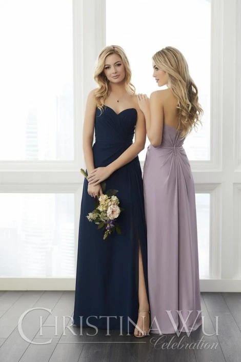 Christina Wu Celebration 22784 Draped Bridesmaid Dress 3 Christina Wu Celebration 22784 Draped Bridesmaid Dress