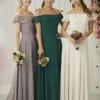 Christina Wu Celebration 22924 Ruffle Shoulder Bridesmaid Dress