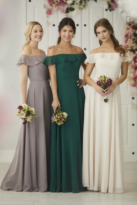 Christina Wu Celebration 22924 Ruffle Shoulder Bridesmaid Dress 3 Christina Wu Celebration 22924 Ruffle Shoulder Bridesmaid Dress