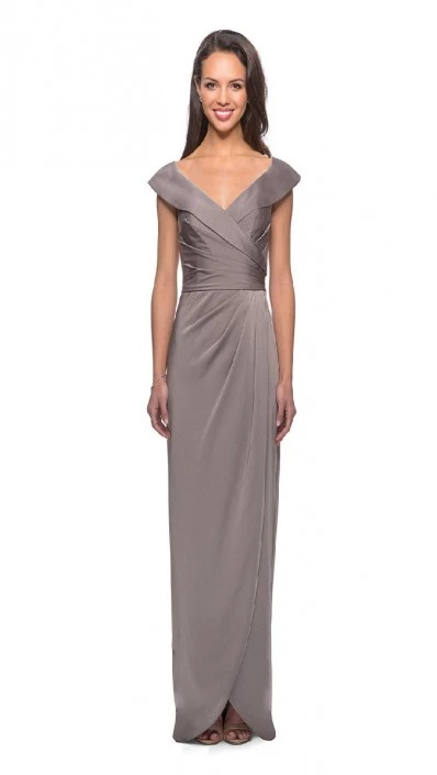 La Femme MOB La Femme 25206 Tulip Hem Evening Dress 3 La Femme MOB La Femme 25206 Tulip Hem Evening Dress