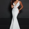 Johnathan Kayne 2640 Side Cutout Stretch Prom Gown