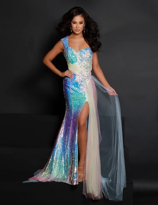 Johnathan Kayne 2650 One Shoulder Sequin Pageant Gown 3 Johnathan Kayne 2650 One Shoulder Sequin Pageant Gown