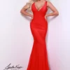 Johnathan Kayne 2662 Deep V Neck Lycra Gown